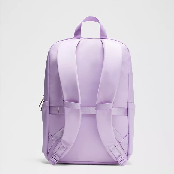 Lululemon Everywhere Backpack 22L Metal Hardware- Lavender Frost/Ocean Air/Gold main image 11